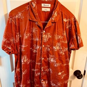 Madewell Hawaiian Print Shirt - size M